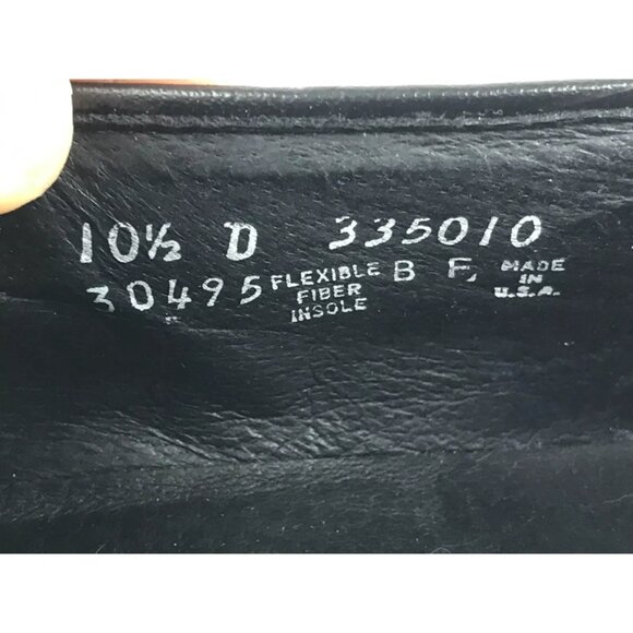 Florsheim Mens Dark Brown 30495 Almond Toe Slip On Loafer Shoes Size 10.5‎ D - Picture 9 of 9